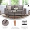 Flash Furniture Slate Gray Faux Linen Upholstered Tufted Sofa IS-PS100-GY-GG - alternate 8